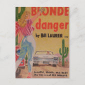 Blonde Danger briefkaart (Voorkant)