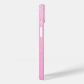 Blonde Drummer Girl met sterren op roze Case-Mate iPhone Case (Achterkant / Rechts)