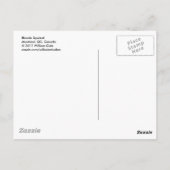 Blonde eekhoorn briefkaart (Achterkant)