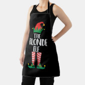 Blonde Elf bijpassende gezins Kerst Elf-feest Schort (Insitu)