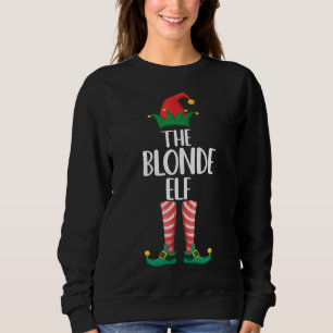 Blonde Elf bijpassende gezins Kerst Elf-feest Trui