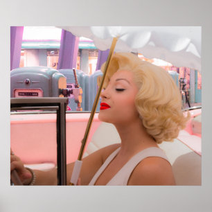 Blonde en de jaren '50 poster