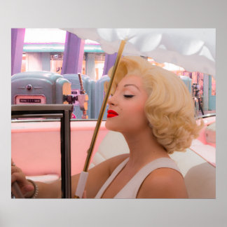 Blonde en de jaren '50 poster