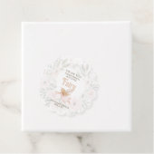 Blonde Fairy Baby shower Bedankt Bedankjes Labels (In situ)