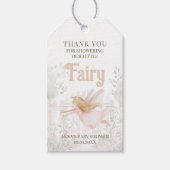 Blonde Fairy Baby shower Bedankt Cadeaulabel (Voorkant)