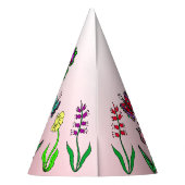 Blonde Fairy en Unicorn Birthday Pet Feesthoedjes (Achterkant)