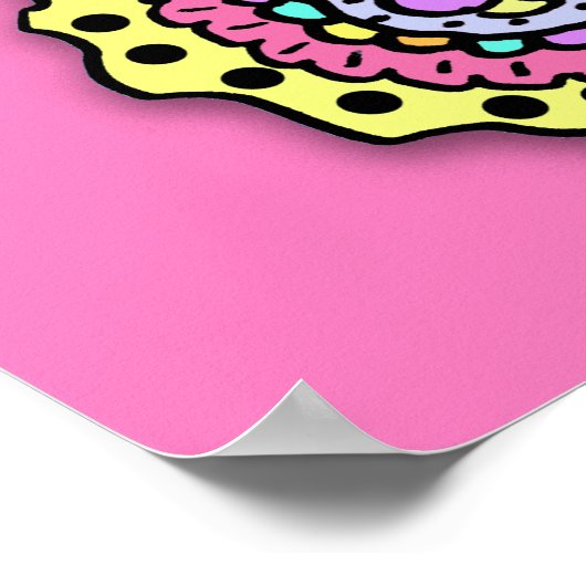 Blonde Fairy Girl Happy Birthday Poster (Hoek)