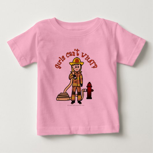 Blonde Firefighter Girl (Voorkant)