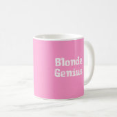 Blonde Genius Gifts Koffiemok (Voorkant rechts)