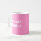 Blonde Genius Gifts Koffiemok (Voorkant links)