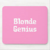 Blonde Genius Gifts Muismat (Voorkant)