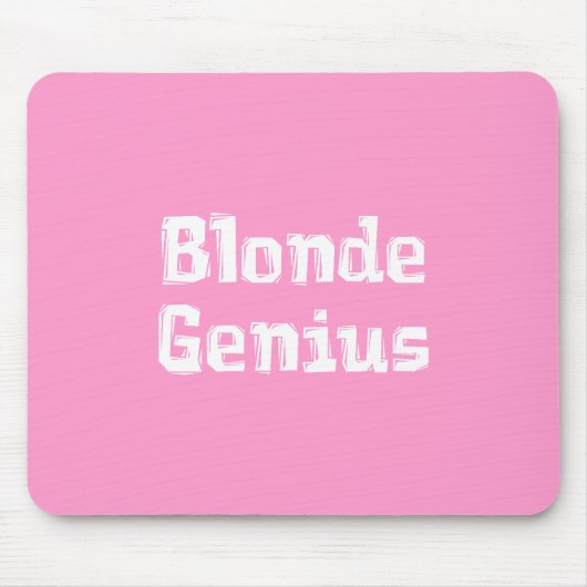 Blonde Genius Gifts Muismat (Voorkant)