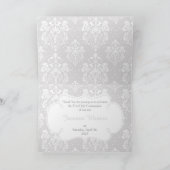 Blonde Girl First Commune "Bedankt" Bedankkaart (Binnen)