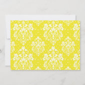 Blonde Girl First Commune Damask Kaart (Achterkant)