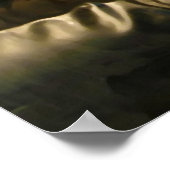 Blonde Girl in Latex Laying on a lether Couch Poster (Hoek)