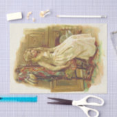 Blonde Girl in nieuwsgierige winkel Tissuepapier (Craft)