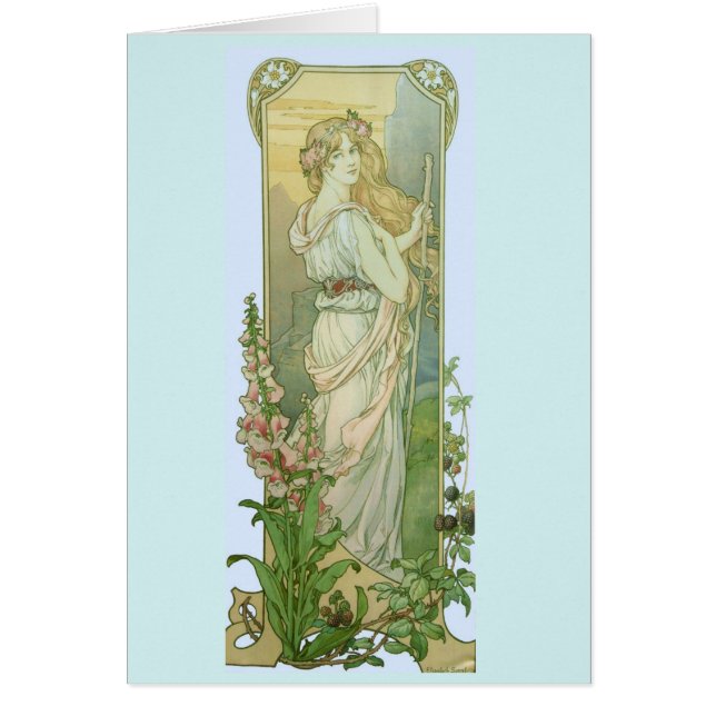 Blonde Girl in White (Voorkant)