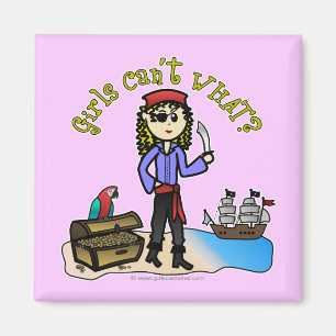 Blonde Girl Pirate Magneet