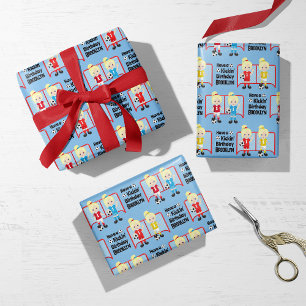 Blonde Girl Soccer Persoonlijk Inpakpapier Vel