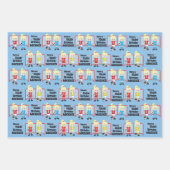 Blonde Girl Soccer Persoonlijk Inpakpapier Vel (Voorkant 2)