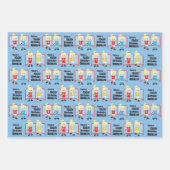 Blonde Girl Soccer Persoonlijk Inpakpapier Vel (Voorkant)