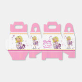 Blonde Girls 6e verjaardag cadeau bedankt voor de  Bedankdoosjes (Uitgevouwen)