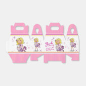 Blonde Girls 9e verjaardag cadeau bedankt voor de  Bedankdoosjes (Uitgevouwen)