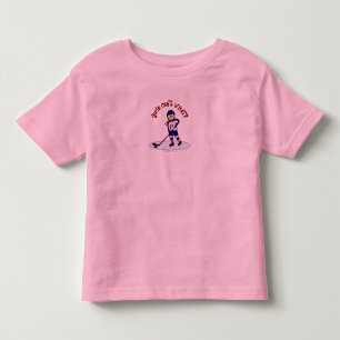 Blonde Girls Hockey Player Kinder Shirts