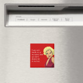 Blonde Glamour Girl Magneet (Insitu (Vaatwasser))