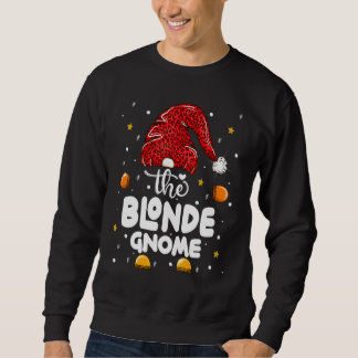 Blonde Gnome Luipaard Familie Matching Kerstmis Pa Trui