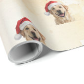 Blonde Goud Retriever 1 Cadeaupapier (Rol Hoek)