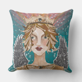 Blonde Guardian Angel Princess Priestess Paloma Kussen