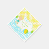 Blonde Hair Boy Pool Party Basparty Servet (Hoek)