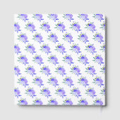 Blonde Hair Princess Purple Quinceanera Guest Book Gastenboek (Achterkant)