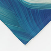 Blonde Haire Blue Eyed Bombshell Fleece Deken (Hoek)