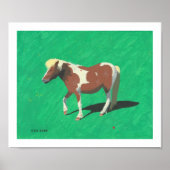 Blonde Horse Poster (Voorkant)