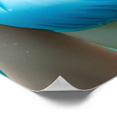 Blonde in een Bikini-onderwaterfotografie Poster (Hoek)