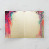 BLONDE IN RODE MONOGRAM NOTITIEKAARTJE (Binnen)