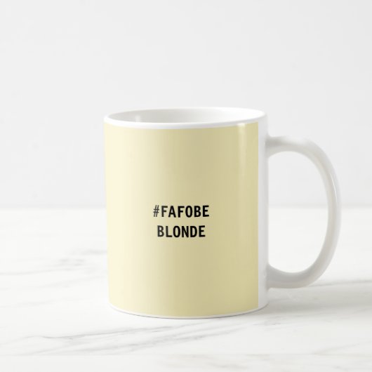 Blonde Kleur hex Code Mok (Rechts)