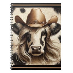 Blonde Landelijke Cowgirl Grappig Notitieboek