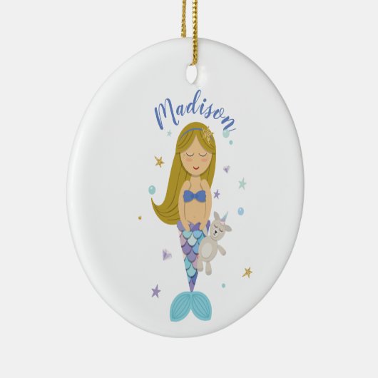 Blonde Little Mermaid Ornament (Rechts)