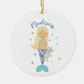 Blonde Little Mermaid Ornament (Voorkant)
