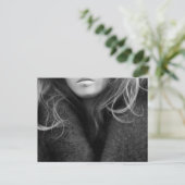 Blonde Mannequin Briefkaart (Staand voorkant)