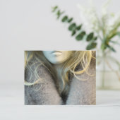 Blonde Mannequin Briefkaart (Staand voorkant)