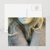 Blonde Mannequin Briefkaart (Voorkant / Achterkant)