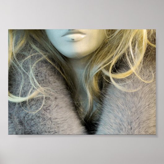 Blonde Mannequin Poster (Voorkant)