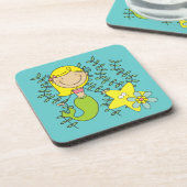 Blonde Meermin Drankjes Onderzetter (Linkerzijde)