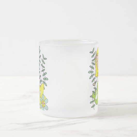 Blonde Meermin Matglas Koffiemok (Center)