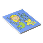 Blonde Meermin Notitieblok (Schuin)