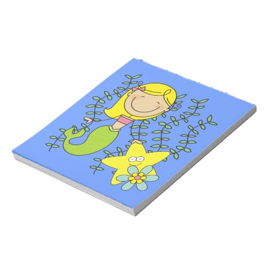 Blonde Meermin Notitieblok (Linkerzijde)